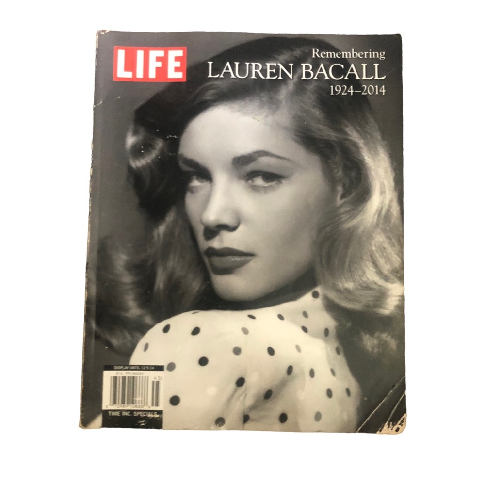 Lauren Bacall Life Magazine - Remembering  Lauren Bacall 1924 - 2014